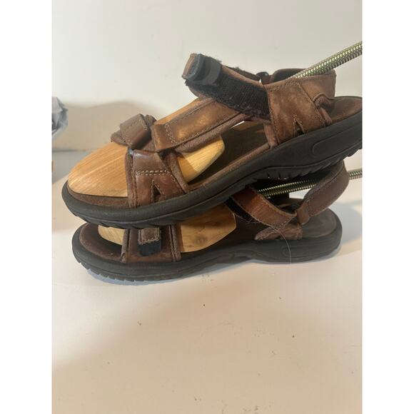 Teva Women's Original Brown Waterproof Leather Sandals Sz 7 Outdoor #6388 - Picture 7 of 7